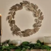 Charita Wreath - Antique Brass