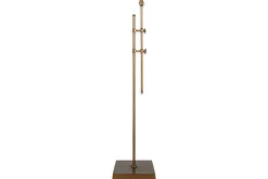 Chintala Iron Floor Lamp - Antique Brass