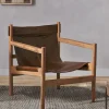 Dalibar Leather Lounger - Tan