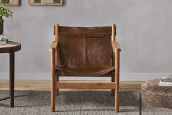 Dalibar Leather Lounger - Tan