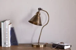 Damba Desk Lamp - Antique Brass