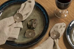 Dankuni Napkin Rings - Antique Brass (Set of 4)