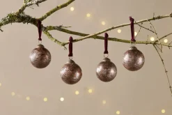 Darya Baubles - Antique Burgundy - (Set of 4)