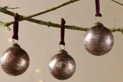 Darya Baubles - Antique Burgundy - (Set of 4)