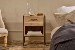 Dasai Mango Wood Bedside Table