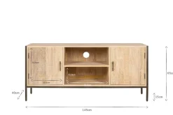 Dasai Mango Wood Media Unit