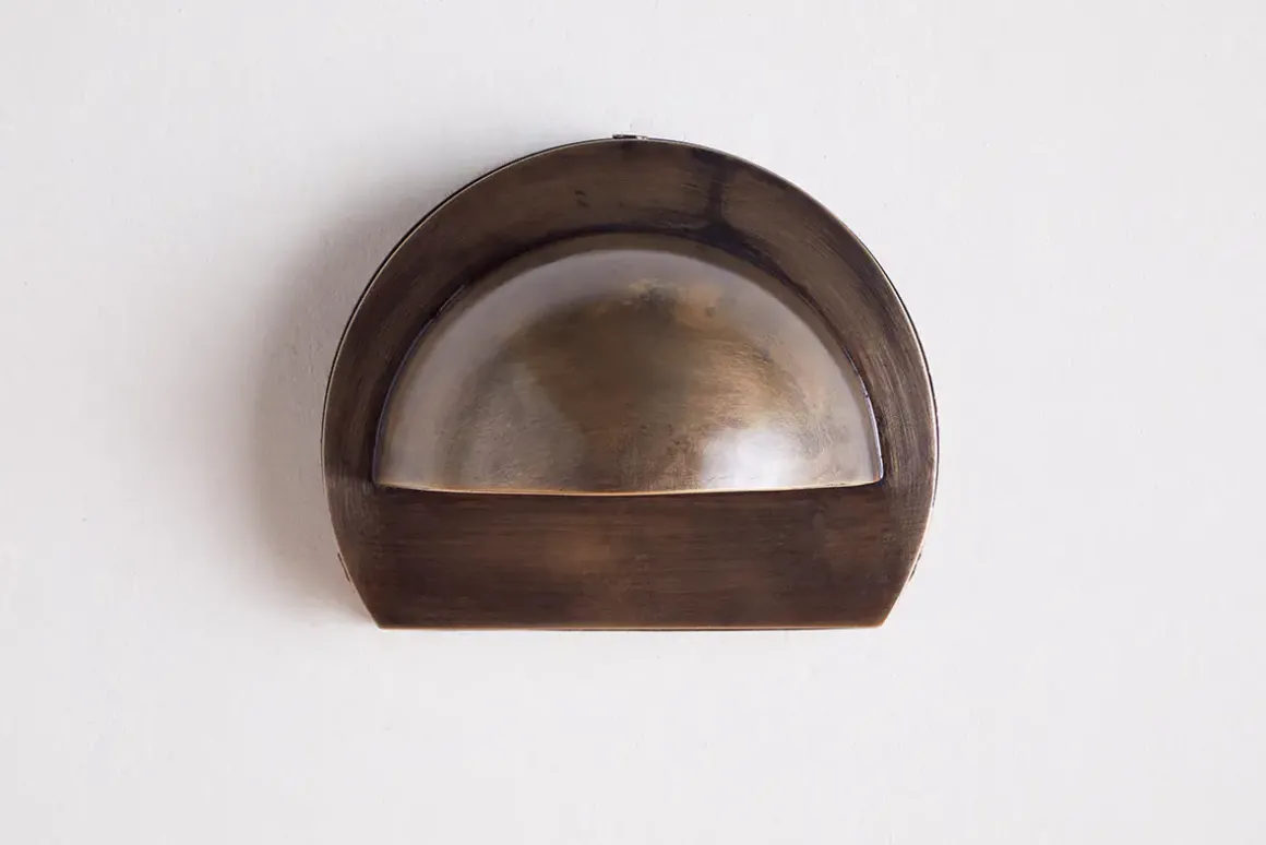 Datu Outdoor Wall Lamp - Antique Brass