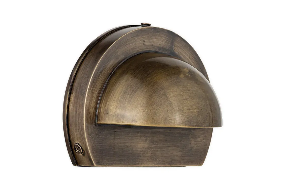 Datu Outdoor Wall Lamp - Antique Brass