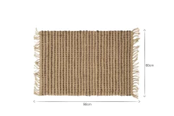 Davli Jute Doormat - Natural