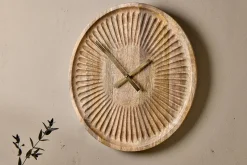Deevena Mango Wood Clock