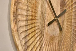 Deevena Mango Wood Clock