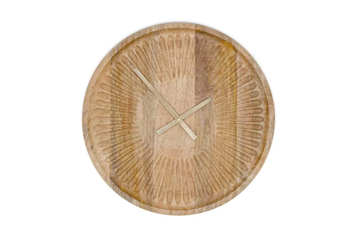 Deevena Mango Wood Clock