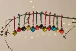 Dew Drop Baubles - Mixed Antique - (Set of 12)