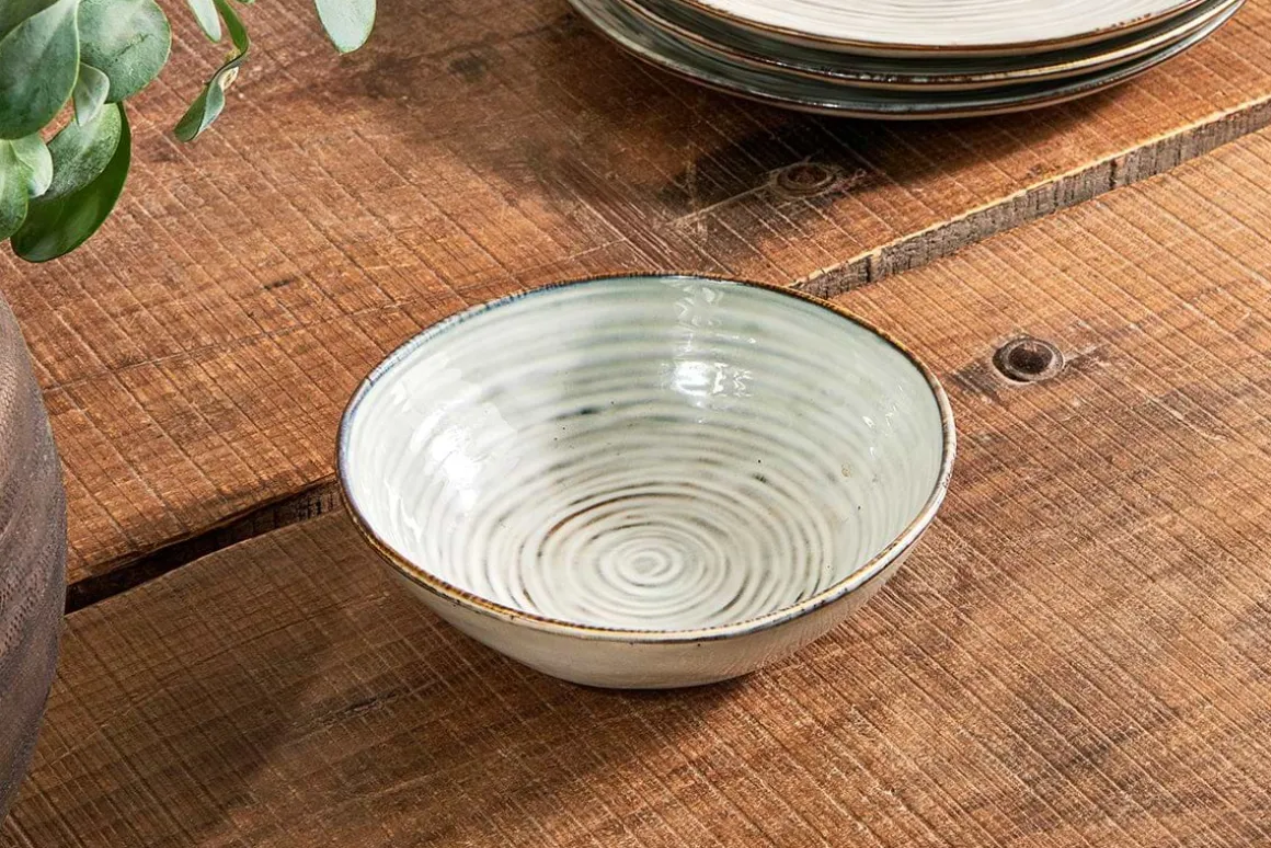 Dhanuk Ceramic Cereal Bowl - Cream