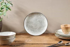 Dhanuk Ceramic Side Plate - Cream
