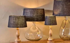 Dia Jute Lampshade - Ink