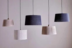 Dia Jute Lampshade - Ink