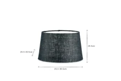Dia Jute Lampshade - Ink