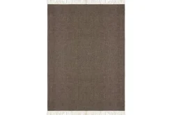 Dilli Wool Throw - Dark Brown
