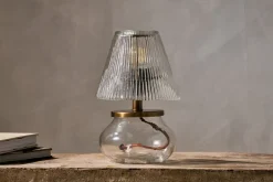 Dimalai Recycled Glass Table Lamp - Clear