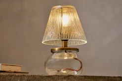 Dimalai Recycled Glass Table Lamp - Clear
