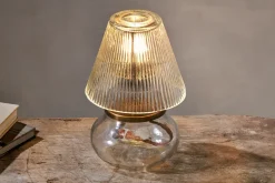 Dimalai Recycled Glass Table Lamp - Clear