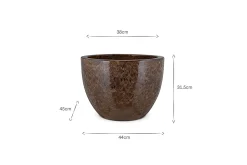 Dunai Terracotta Planter - Brown