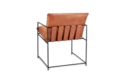 Durium Leather Lounger - Aged Tan