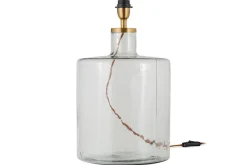 Edina Recycled Glass Table Lamp - Clear - Large