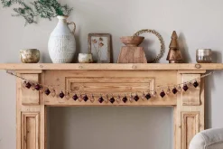 Ekiti Bauble Garland - Ruby & Copper