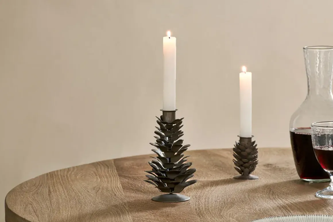 Elagalu Candle Holder - Rust