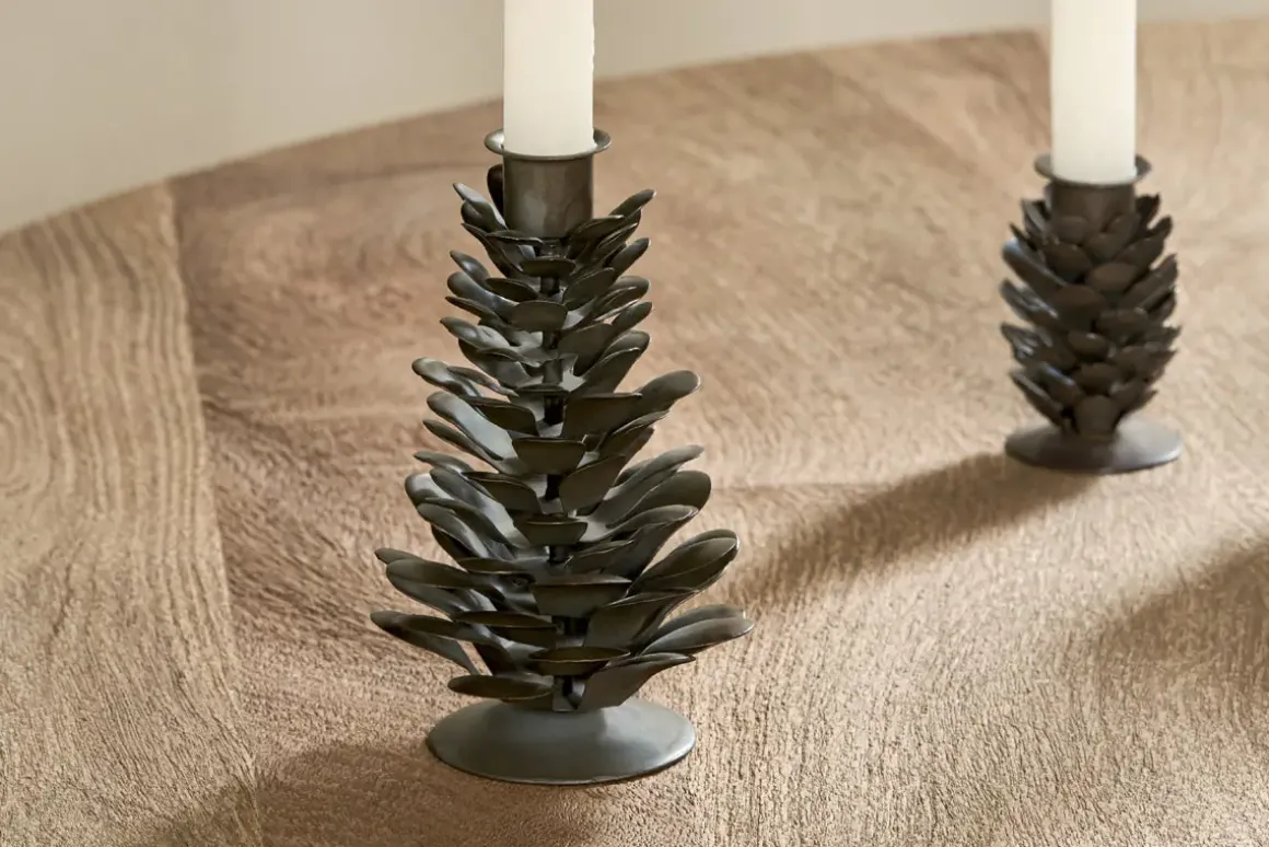 Elagalu Candle Holder - Rust