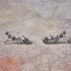 Elina Labradorite Ear Climber - Silver
