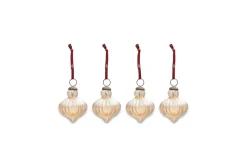 Eliza Baubles - Gold Luster (Set of 4)
