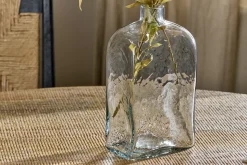 Ellam Recycled Glass Bottle Vase - Clear