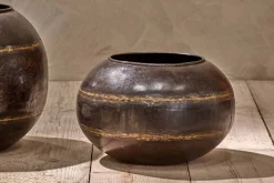 Endo Reclaimed Iron Globe Planter