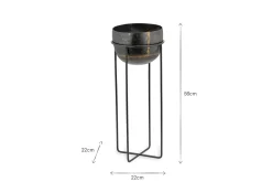 Endo Reclaimed Iron Planter Stand