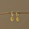 Esta Hoop Earrings - Gold  - One Size