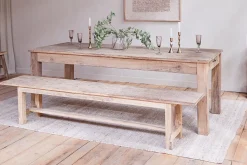 Fioni Reclaimed Wood Bench - Natural