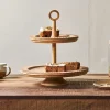 Gavivi Mango Wood Cake Stand