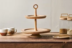 Gavivi Mango Wood Cake Stand