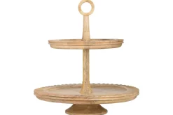 Gavivi Mango Wood Cake Stand