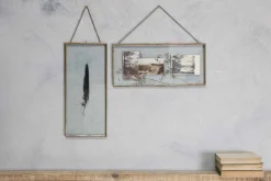 Gigantic Antique Brass Kiko Frame