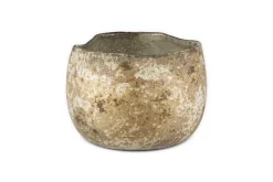 Gola Recycled Glass Tealight Holder - Antique Smoke