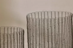 Gosaba Iron Basket - Aged Brass (Set of 2)