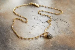 Hadari Labradorite Necklace - Gold