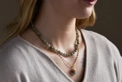 Hadari Labradorite Necklace - Gold