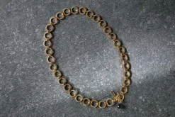 Hara Onyx Necklace - Gold