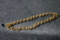 Hara Onyx Necklace - Gold