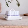 Iba Butter Dish - Indigo